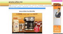 Desktop Screenshot of gevaliacoffeeclub.net